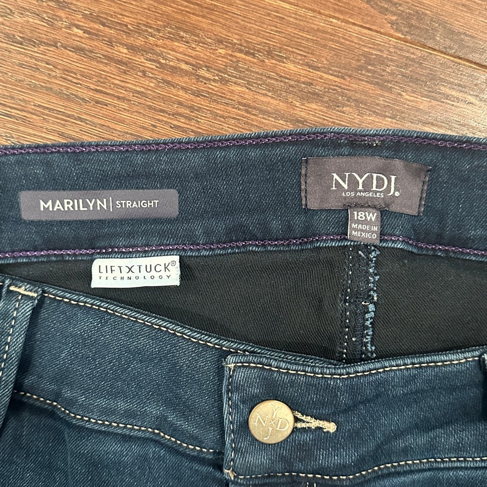NYDJ Dark Wash Denim with Lift Tuck Technology